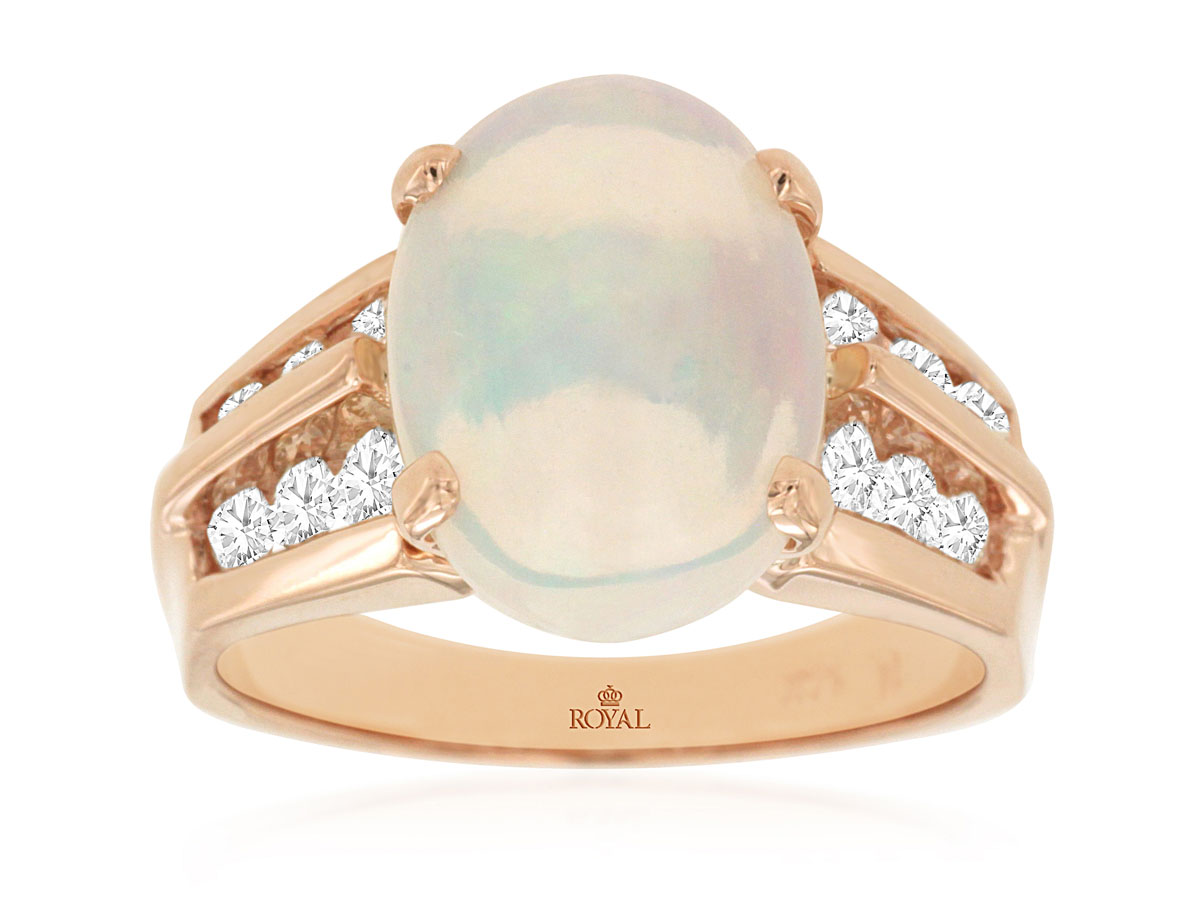 OPAL & DIAMOND RING