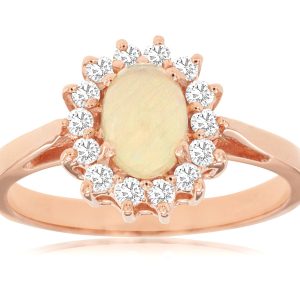 OPAL & DIAMOND RING