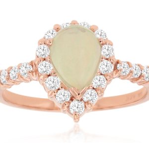 OPAL & DIAMOND RING