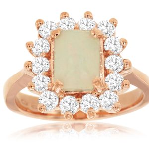 OPAL & DIAMOND RING
