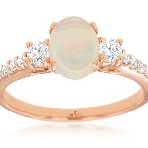 OPAL & DIAMOND RING