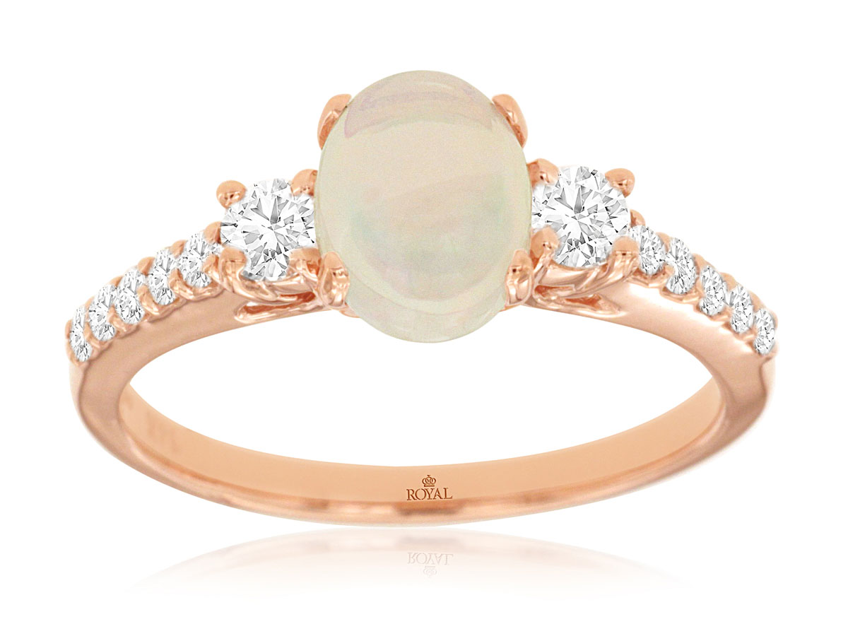 OPAL & DIAMOND RING