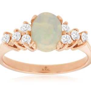 OPAL & DIAMOND RING