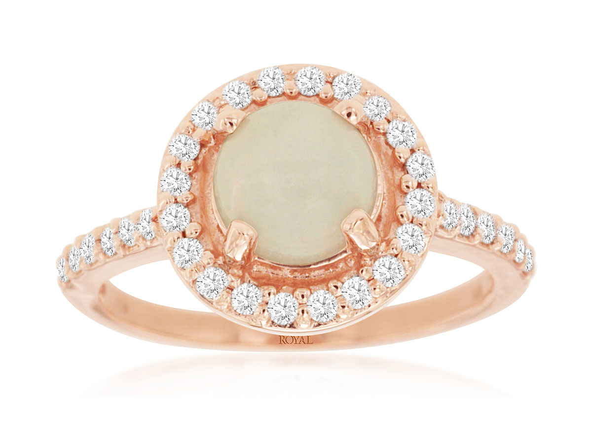 OPAL & DIAMOND RING