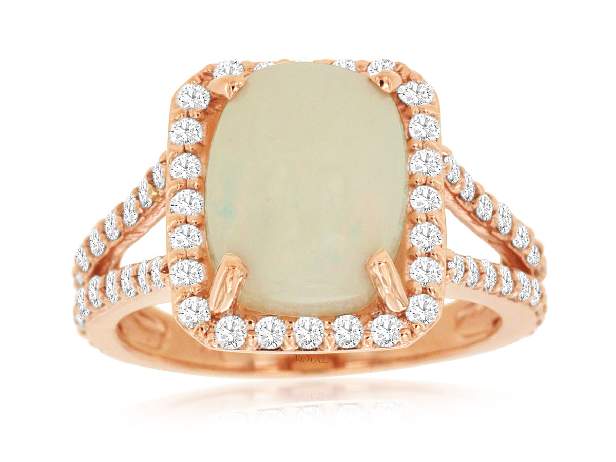 OPAL & DIAMOND RING