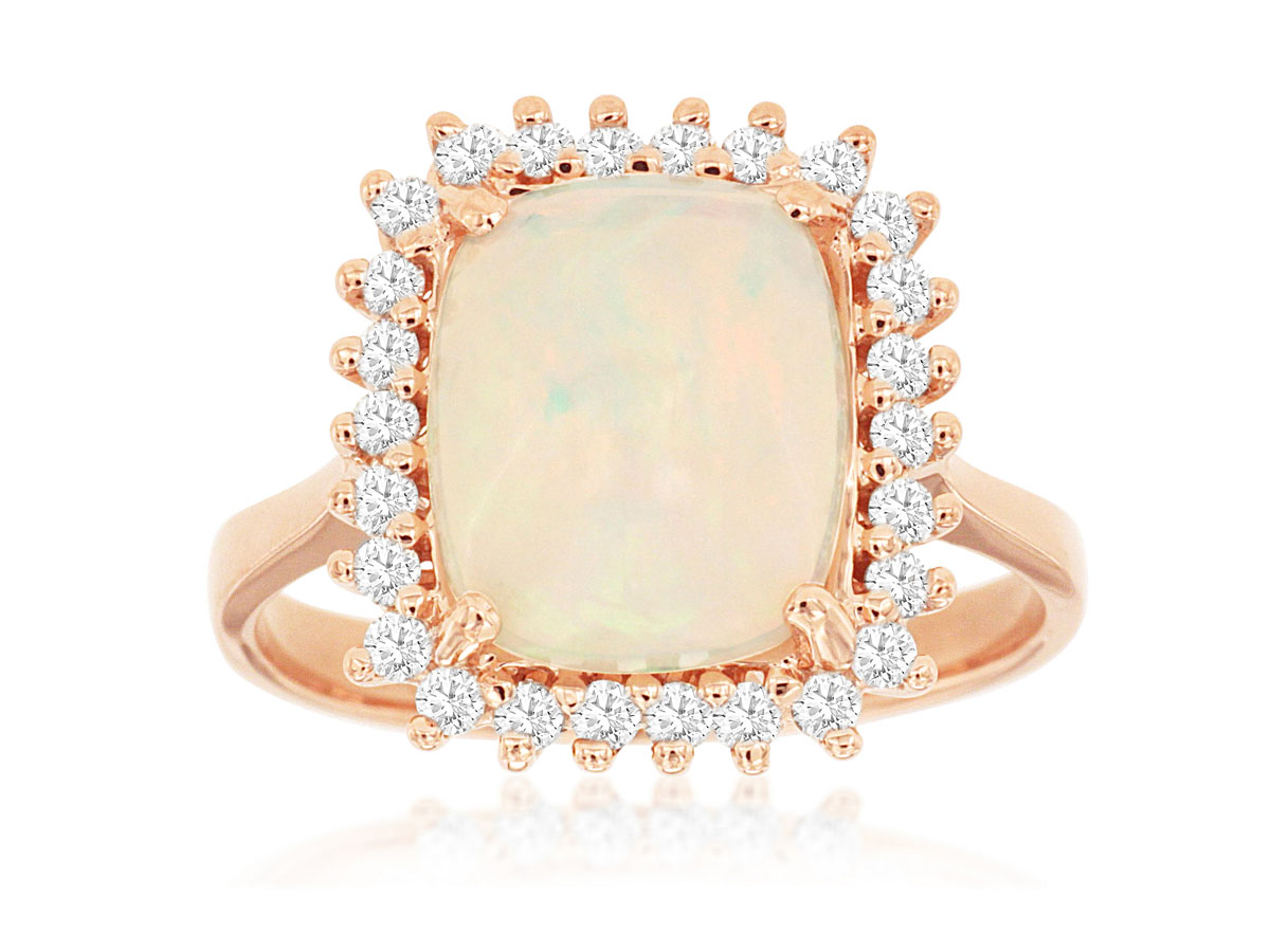 OPAL & DIAMOND RING