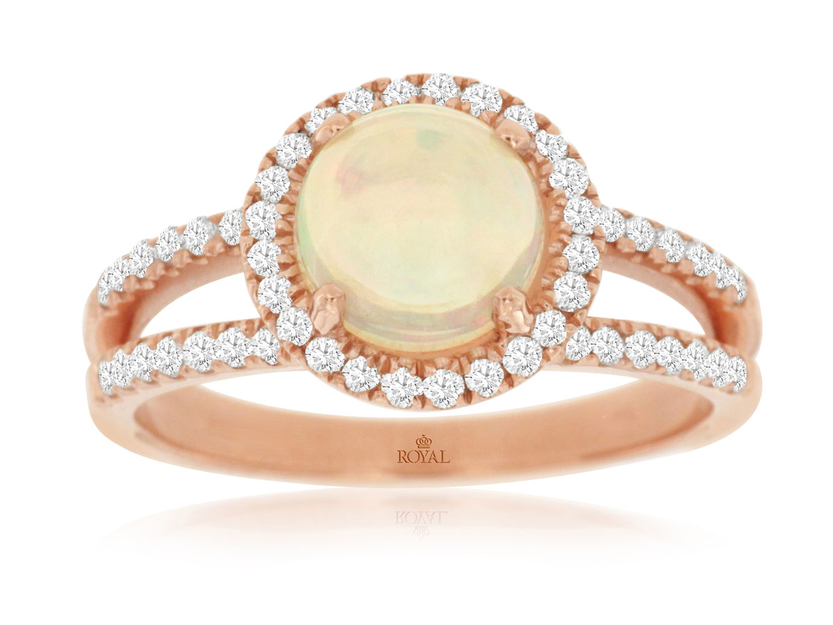 OPAL & DIAMOND RING