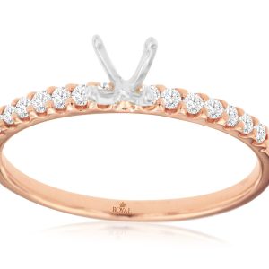 ENGAGEMENT (NO CENTER ST) RING