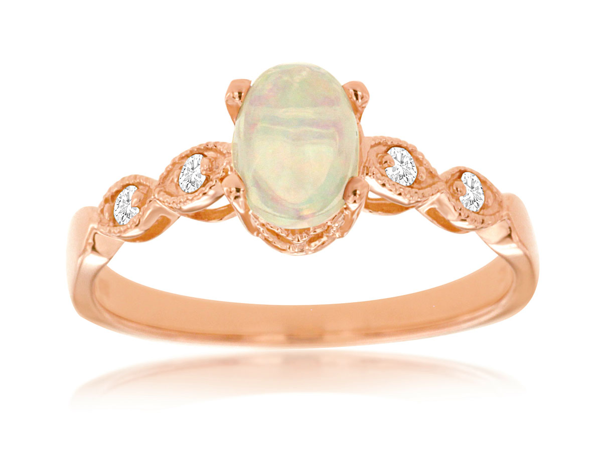 OPAL & DIAMOND RING