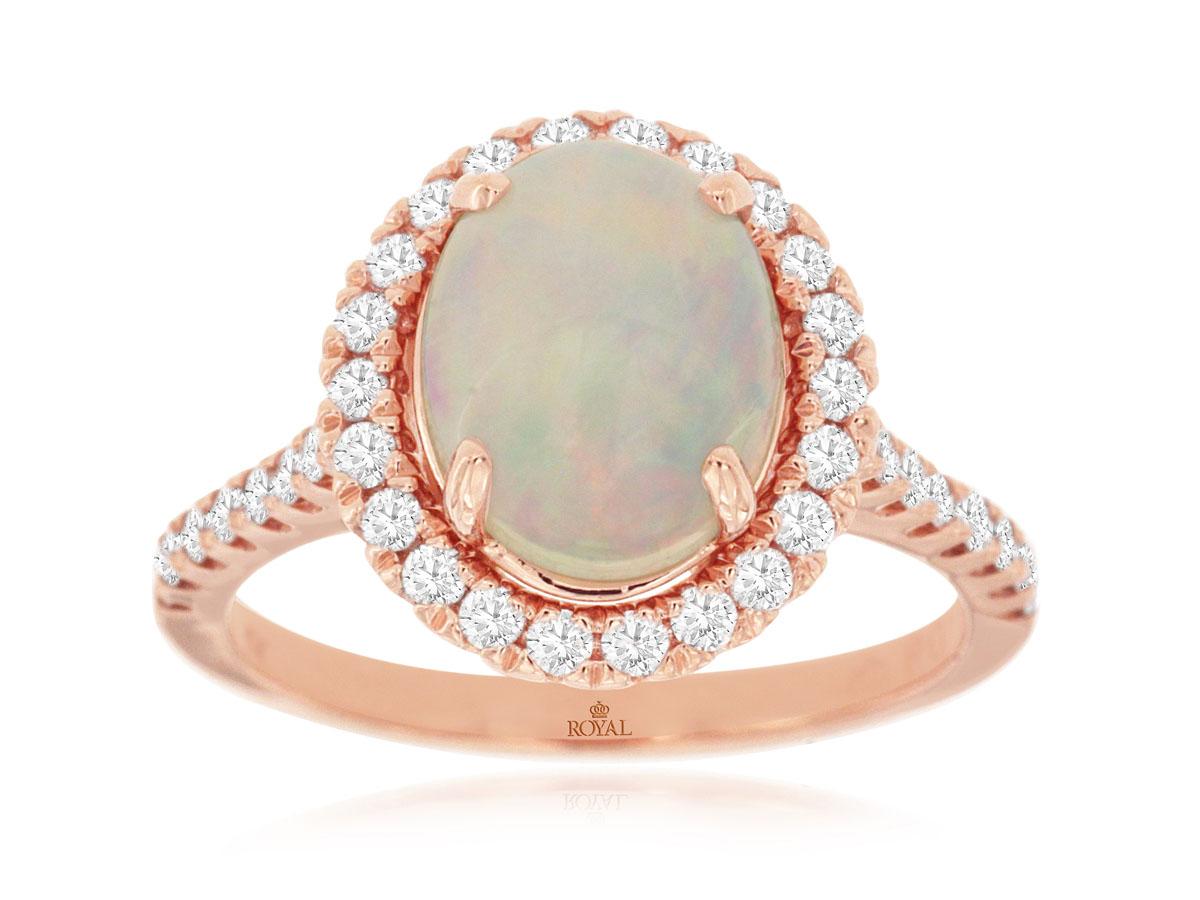 OPAL & DIAMOND RING
