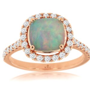OPAL & DIAMOND RING