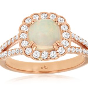 OPAL & DIAMOND RING