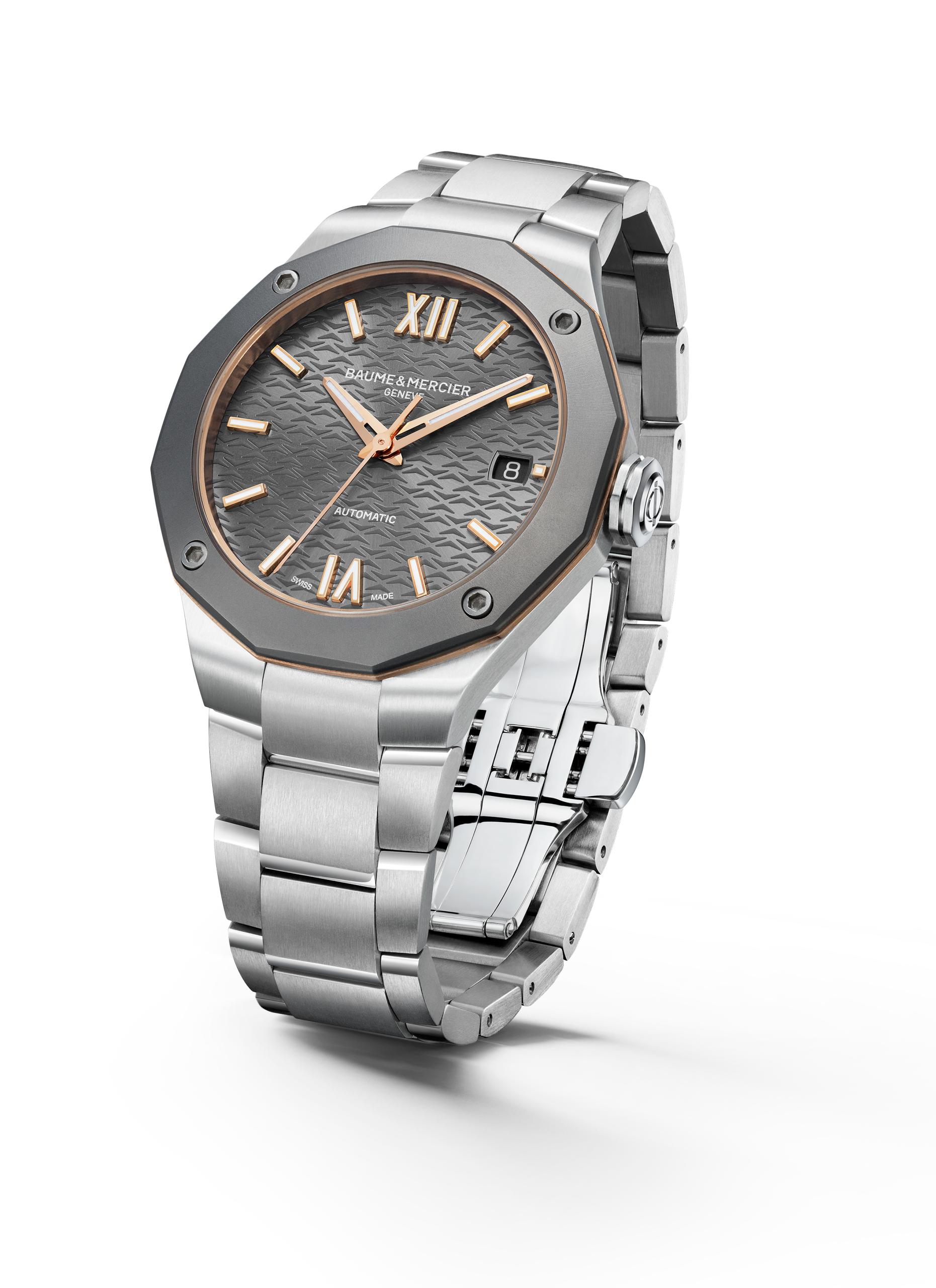 Baume et Mercier – Riviera 10661AUTOMATIC WATCH, STEEL TITANIUM – 36MM