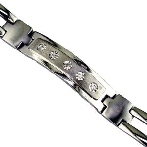 STAINLESS STEEL & 14K BRACELET
