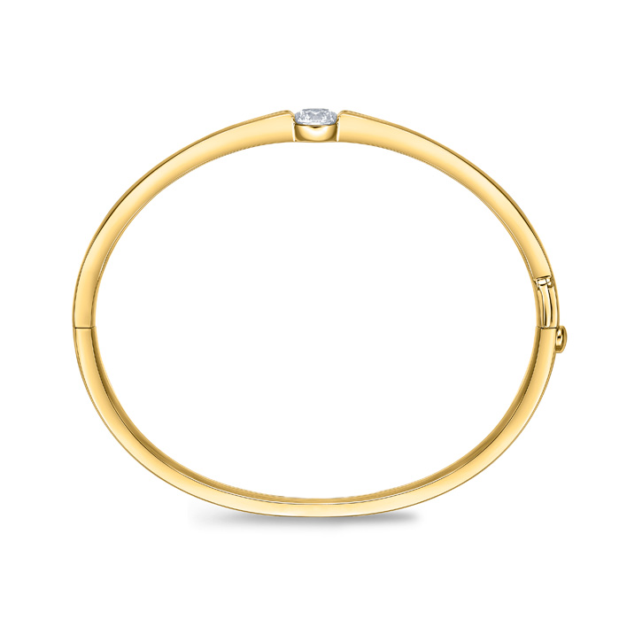 Solitude Diamond Bangle .90ctw approx.