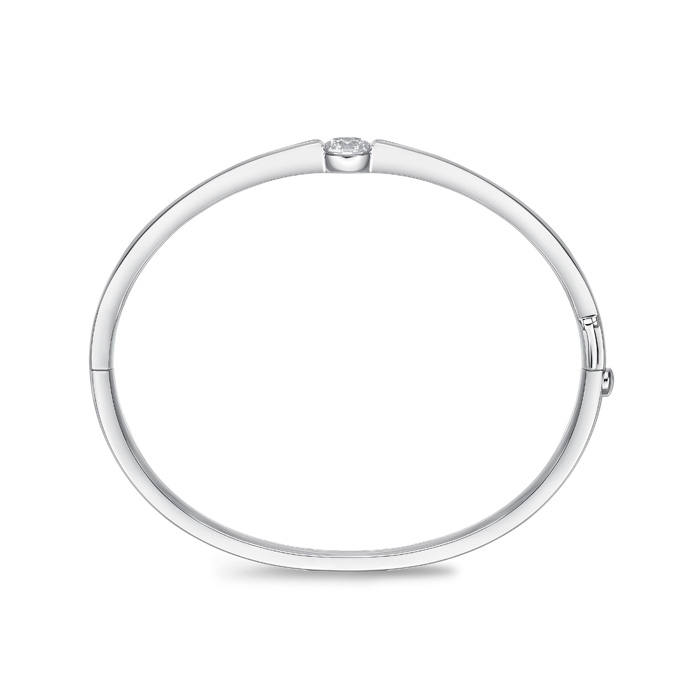 Solitude Diamond Bangle .90ctw approx.