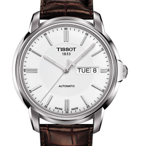 AUTOMATICS III SS BR LTH WH IND DAY DATE