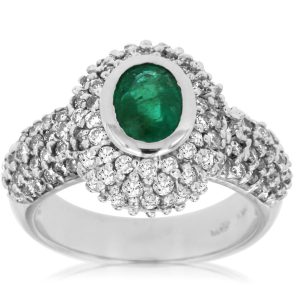 EMERALD & DIAMOND RING
