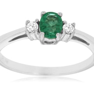 EMERALD & DIAMOND RING