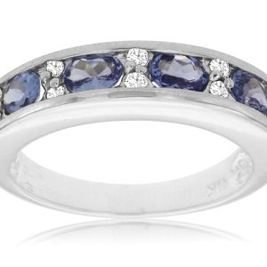 TANZANITE & DIAMOND RING