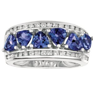 TANZANITE & DIAMOND RING