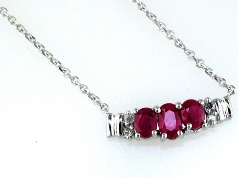 RUBY & DIAMOND NECKLACE