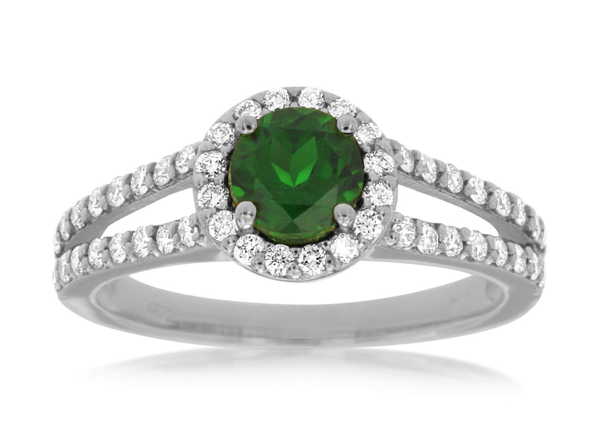 RUSSALITE & DIAMOND RING