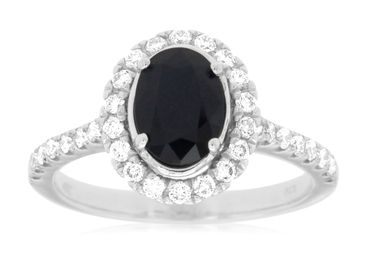 SAPPHIRE & DIAMOND RING