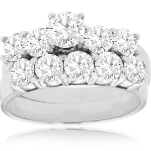 ENGAGEMENT & WEDDING BAND SET