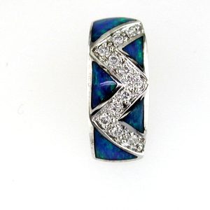 OPAL & DIAMOND PENDANT