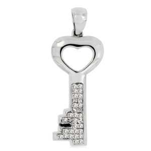 DIAMOND KEY PENDANT