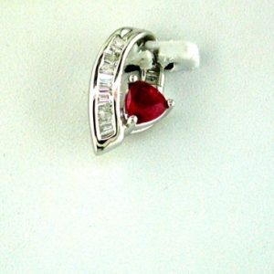 RUBY & DIAMOND PENDANT