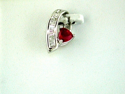 RUBY & DIAMOND PENDANT