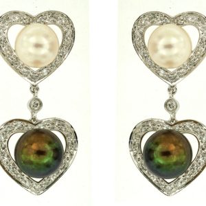 PEARL & DIAMOND EARRING