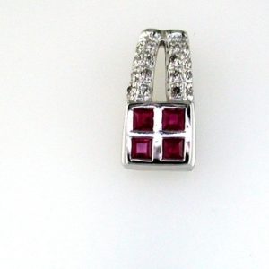 RUBY & DIAMOND PENDANT