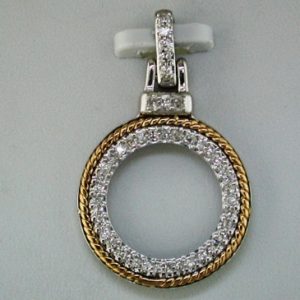 DIAMOND CIRCLE PENDANT