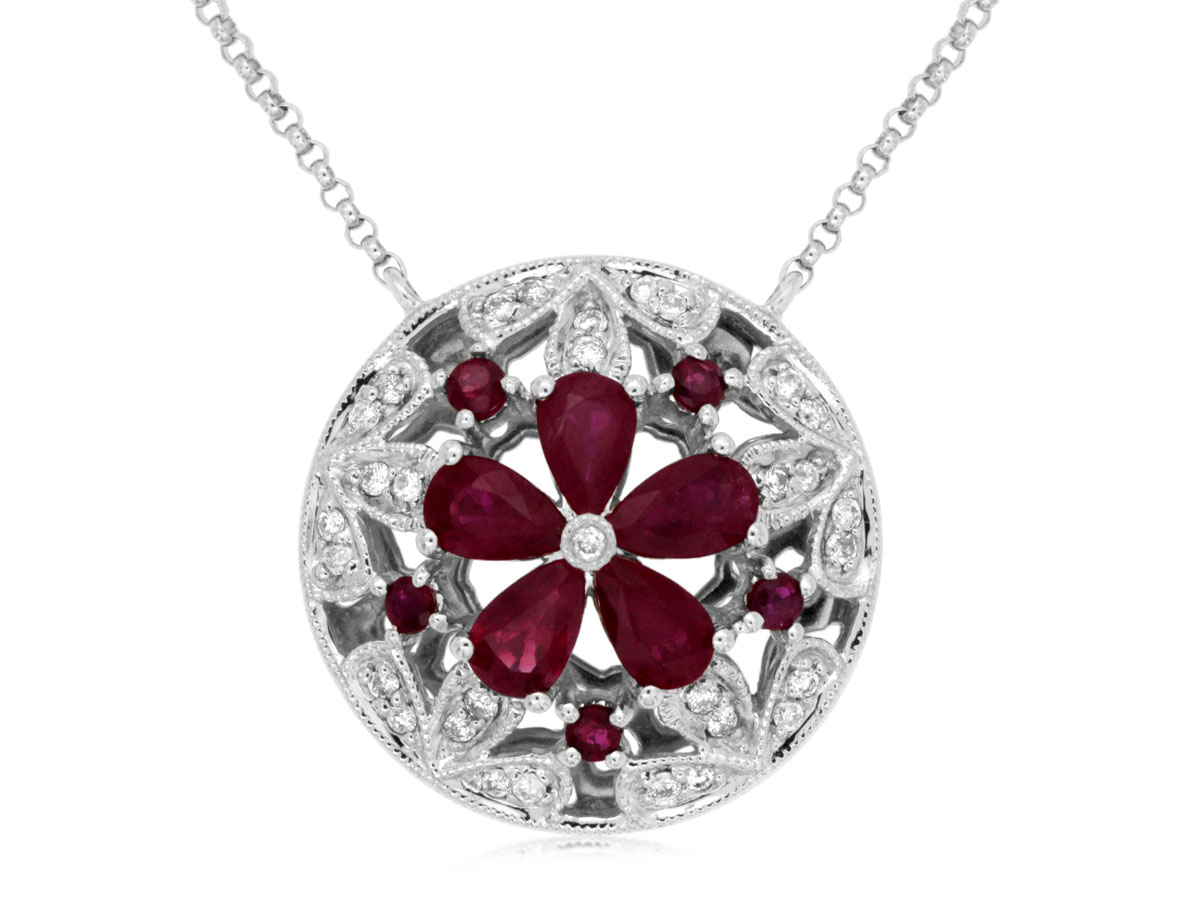 RUBY & DIAMOND NECKLACE