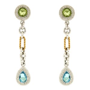 DIAMOND & MULTI COLOR EARRING