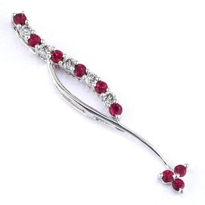 RUBY & DIAMOND PENDANT
