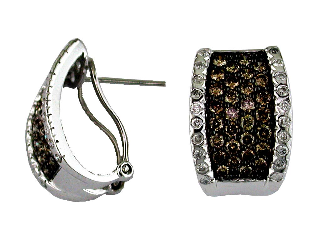 DIAMOND &MOCHA DIAMOND EARRING