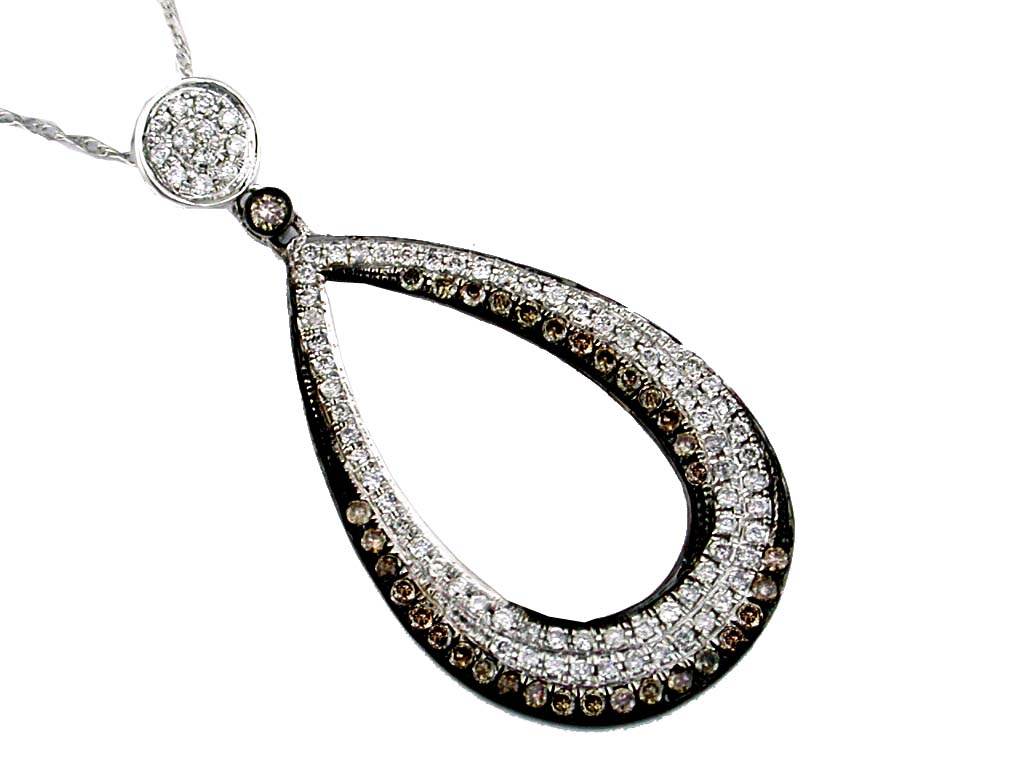 DIAMOND & MOCHA DIA NECKLACE