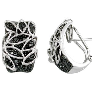 BLACK DIAMOND EARRING