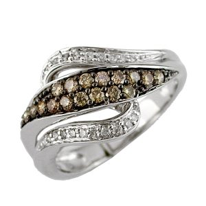 DIAMOND & MOCHA DIAMOND RING