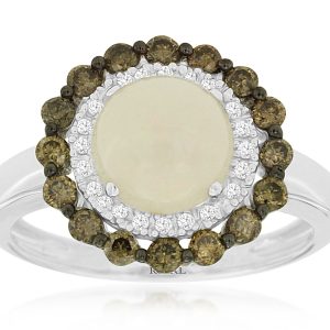 OPAL & DIAMOND RING