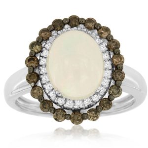 OPAL & DIAMOND RING