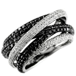 DIAMOND & BLAKE DIAMOND RING