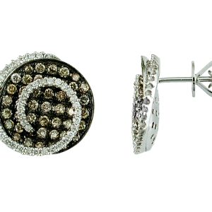 DIAMOND &MOCHA DIAMOND EARRING
