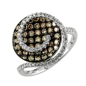 DIAMOND & MOCHA DIAMOND RING