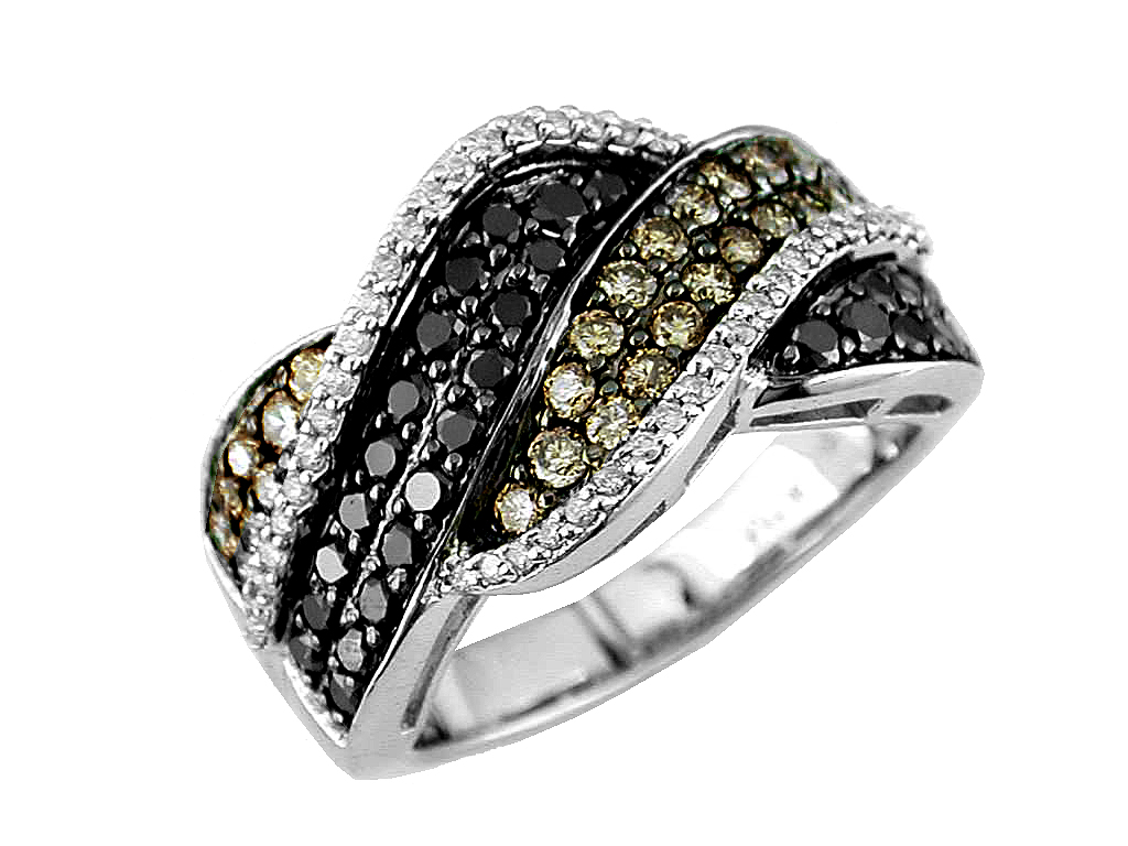 BLACK DIA & MOCHA DIA RING