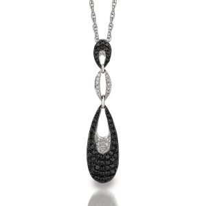BLACK DIAMOND & DIA PENDANT